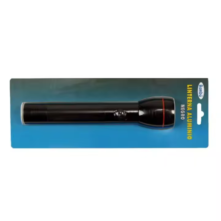 Bambu linterna aluminio negro krypton 3d grande 1042f - 1