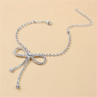 Pulsera De Tela De Lazo Brillante Y Colorido Para Mujer Con Cristales De Rhinestones Diseño De Pingente Geométrico Ajustable Para Todas Las Occasiones - details 5