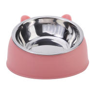 Cuenco De Alimentos Para Gatos Y Perros Creativo Y Encantador Inclinado En Acero Inoxidable Alimentador De Agua Para Mascotas Para Gatos Y Perros - details 10