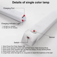 Lámpara LED Recargable Con Sensor De Movimiento Para Armario Cocina Dormitorio Corredor Y Escaleras Luz Nocturna Inalámbrica Inducción Wireless - details 6