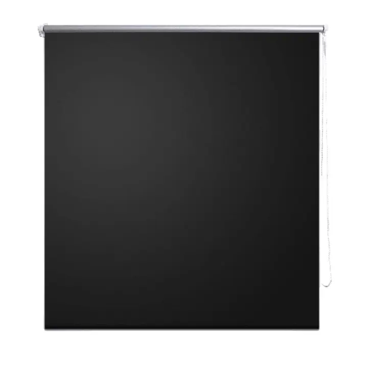 Estor persiana enrollable 120 x 230 cm negro - 1
