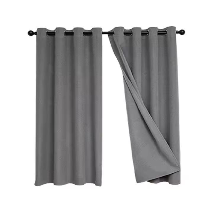 2Pcs Cortinas Cortas De Encaje Negro Para Ventanas Decoración De Sala De Estar Cocina Dormitorio Estilo Moderno Tende Cortina Blind Yarn - 1