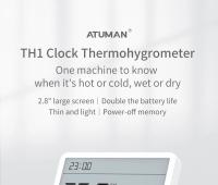Xiaomi DUKA Atuman Medidor De Temperatura Y Humedad Digital LCD Reloj Estación Meteorológica Interior Exterior Sensor De Clima - details 0