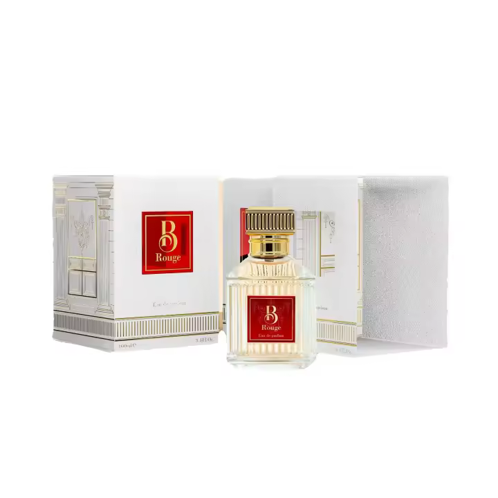Perfume arabe de mujer B ROUGE (Bakkarat rouge 540) Fragance World 100ml,Fragancia única,lujosa,sensual,Colonia oriental femenina ,NUEVO Bakkarat de Fragance World NOVEDAD - 1