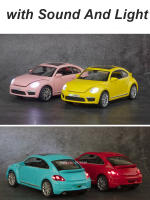 Coche De Juguete Beetle a Escala 1/32 Con Sonido Y Luz Función De Retroceso De Rueda Regalo Para Niños Modelo De Metal Sin Batería - details 5
