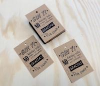 50 tarjetas de agradecimiento para detalles de invitados de boda comuniones bautizo tarjetas kraft con mensaje Sin ti no hubiera sido lo mismo Gracias por venir medida de 4 x 6 cm - details 4