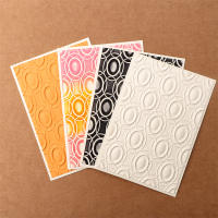Carpeta De Emboss 3D Ovalo Doodle Sólido Y Hueco Para Scrapbooking Y Manualidades DIY Texturizado Stencil - details 4