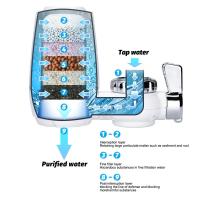 Filtro purificador de agua, para grifo, con 7 capas, sistema de filtración ,elimina las impuridades , purificador del agua de salida dual ,montaje grifo - details 0