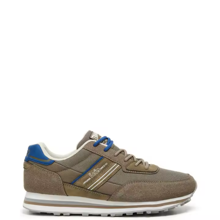 Lois 64244 Zapatillas running para hombre verdes en poliuretano y nailon 64244-73 - 1