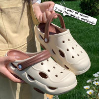 Sandalias De Verano Para Mujer 2024 Antideslizantes Para Interior Y Exterior Con Suela Gruesa Y Plataforma Estilo Calle EVA Cómodas Para Hombres Talla Un Poco Pequeña Verificación Del Tamaño Del Tienda - details 6