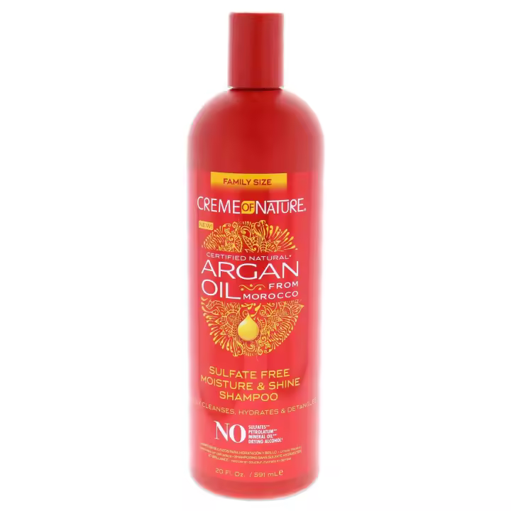 Creme Of Nature Argan Oil Moisture & Shine Champú 591 Ml (sin Sulfatos) - 1