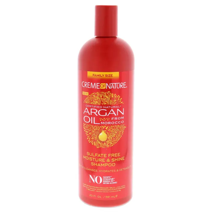 Creme Of Nature Argan Oil Moisture & Shine Champú 591 Ml (sin Sulfatos) - 1