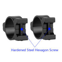 2pcs Anillos De Montaje Para Ópticas De Caça Con Diâmetro De 30mm Base Attachável Picatinny De 20mm E Dovetail Acessórios De Flashlight - details 2