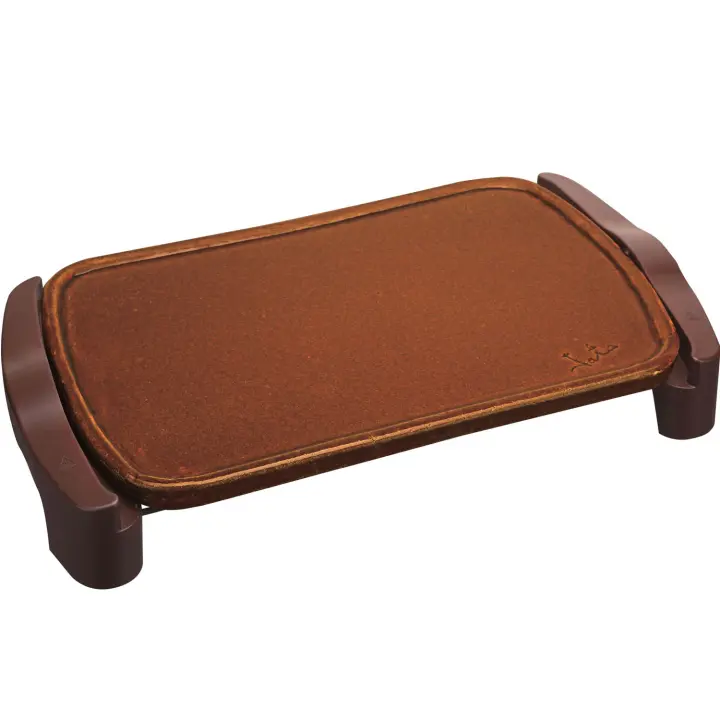 Jata Plancha de Asar Eléctrica de terracota 1600W, Superficie: 46 x 28 cm, Fabricada en España, No se raya, Fácil limpieza [Clase de eficiencia energética A] - GR559 - 1