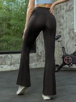 Pantalones De Yoga Para Mujer Alta Y Acolchados Levantamiento De Glúteos Deporte Casual Pierna Ancha Fitness Elasticidad Pantalones De Danza Slimming - details 4