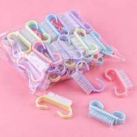 50Pcs Limpieza De Uñas Con Cepillo Plástico Herramientas De Arte De Uñas Y Pelos Suaves Para Manicura Y Pedicura Pack De Colores - details 6