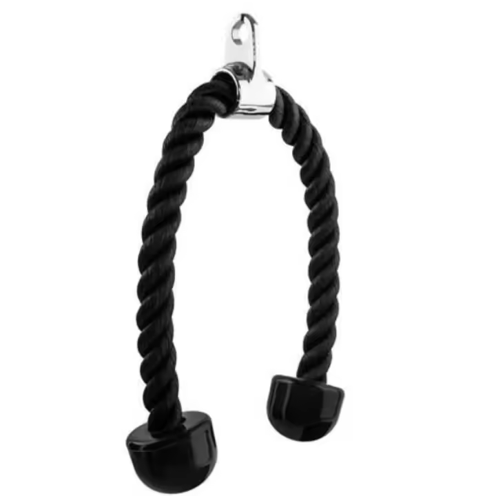 Cuerda para Poleas de Tríceps y Bíceps – Accesorio de Musculación para Cable de Máquina de Ejercicio Accesorio de Entrenamiento para Gimnasio – Cuerda de Tracción de Alta Resistencia con Agarre Cómodo - 1