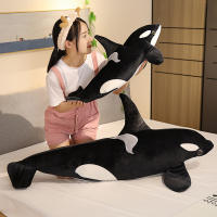 Juguete De Peluche Orca Simulación 50cm Muñeco De Ballena Azul Juguete De Dormir Suave Para Niñas Bebés Regalo Divertido Relleno De Algodón PP - details 1