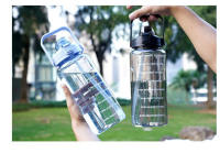 Botella De Agua Portátil De 2L Con Palanca Y Marca De Tiempo Para Deportes Al Aire Libre Y Fitness Juguete De Bebida Ecológico Reutilizable - details 5
