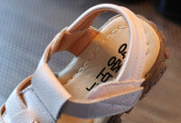 Sandalias De Cuero Para Niños Y Niñas 100% Suave Para Verano Zapatos De Playa Deportivas Princesa Con Cordones Y Cierre De Correa - details 13