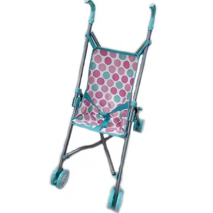 Juguetoon Carrito Infantil Lunar Azul Muñeca Bebé - 1
