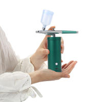 Pistola De Pulverización De Uñas Con Aire Acompañante Máquina De Inyección De Oxígeno Compresor De Agua Pulverizador De Niebla Nano Para Maquillaje Y Facial - details 8