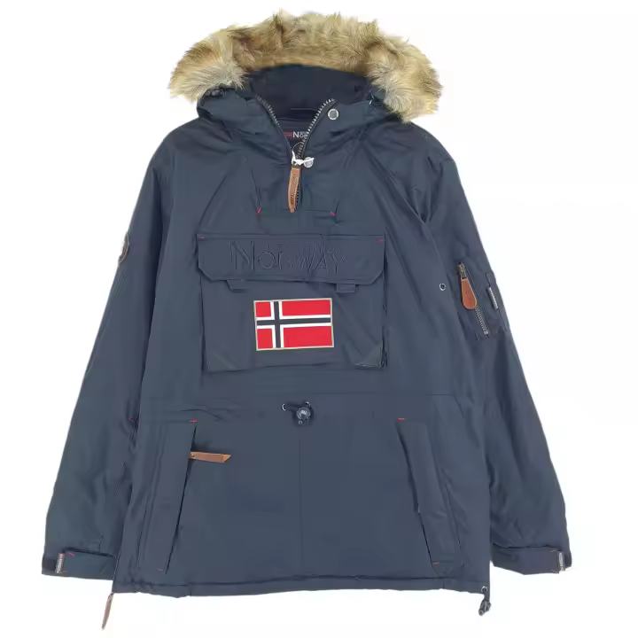 Cazadora GEOGRAPHICAL NORWAY Azul Marino para hombre, estilo clásico y cómodo - 1