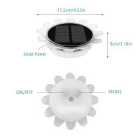 Luz Solar De Flor Para Piscina LED Cinturón De Agua Cambio De Color Impermeable Para Fuente Jardín Y Pradera Luz Subacuática - details 1
