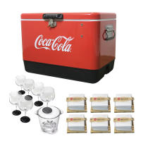 ORION91 Nevera Coca Cola Grande Rígida Portátil con Abridor 58 x 40 x 40 cm Camping Playa Pesca Senderismo - SpazioLuzio - details 0