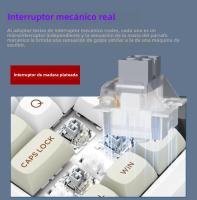 Teclado Mecánico De Juegos E-YOOSO Z82 RGB Con Bluetooth Y Cable 2.4G 3 Modos Para PC Portátil Computadora 82 Teclas - details 4