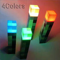Lámpara De Noche LED USB Recargable MC Game Torch Marrón Para Decoración De Habitación Lámpara De Mesa Para Niños Lámpara De Borde De Cama Moderna Sin Certificación Ni Origen Específico - details 0