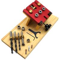 Kit De Guía De Perforación 3 En 1 Con Clip De Posicionamiento Y Locador De Taladro Para Carpintería Y Herramientas De Soldadura De Madera - details 17