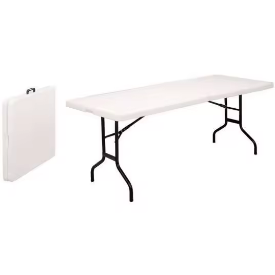 Mesa plegable 150x73 cm maletin - 1