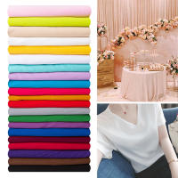 Tela De Jersey De Estiramiento En Cuatro Direcciones De 50X165cm De Color Sólido Para Ropa Deportiva Camisetas Y Decoración Del Hogar DIY Tela Para Vestido Scarf De Cabeza - details 3