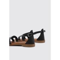 Sandra Fontán LENTISCO Sandalias Planas Mujer Negro - details 2