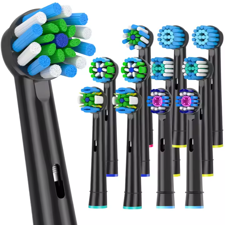 Cabezales De Repuesto Para Broca Oral B Braun Sensibles Precisión Limpieza Estándar Floss Para Oralb Adultos 12 Piezas - 1