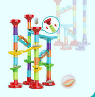 Juego De Carreras De Bolas Con Catapultas Y Bloques De Construcción Para Niños Juguetes Educativos De Cuentas Y Plástico Regalo Ideal Para Edad 14+ - details 11