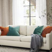 Cubierta De Cojín Suave De Veludo Con Patrón Rayado Para Decoración De Hogar Lujo Cubierta Decorativa Para Sofá Y Cama - details 7