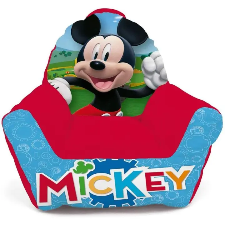 Arditex Sillón Infantil Espuma Mickey Mouse Disney 52x48x51cm - 1