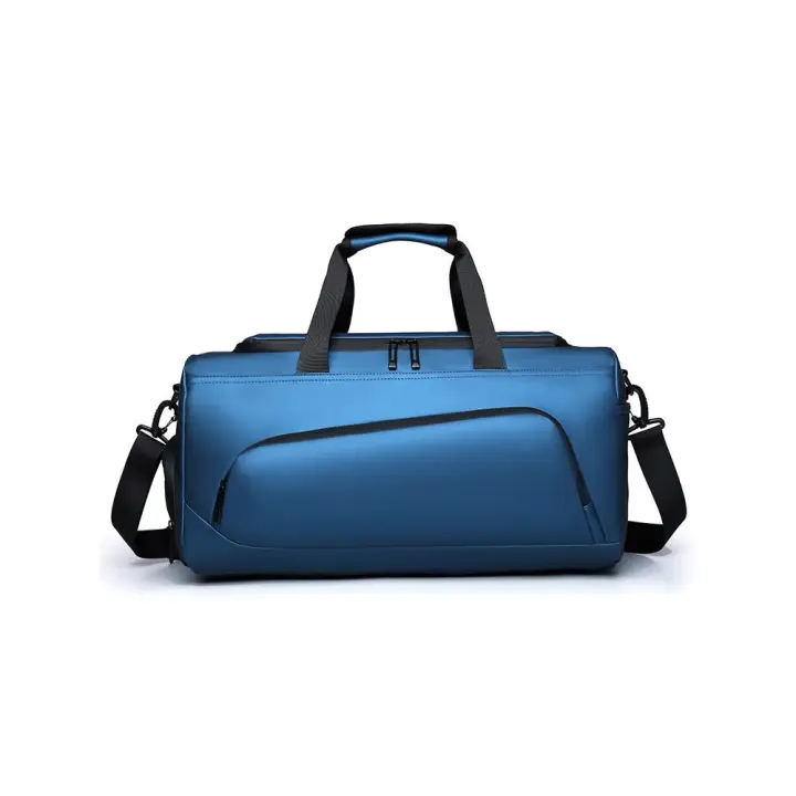 Bolsa de deporte impermeable para gimnasio, bolsa de entrenamiento con compartimento para zapatos, bolsa de viaje grande para hombres y mujeres, Se aplica a gran bolsa para entrenamiento, viajes, actividades deportivas, tenis, baloncesto, yoga, pesca, caz - 1