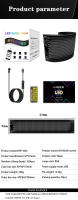 Pantalla De LED Pixel Soft Display Luz Nocturna Programable Con Control Remoto Y App Animación De Texto DIY Ideal Para ADS - details 1