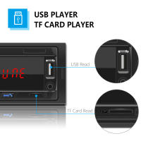 Receptor De Estéreo Para Coche Podofo 1din MP3 Multimedia Bluetooth FM Estéreo Digital Con SD USB TF AUX-IN Entrada DC 12V - details 7