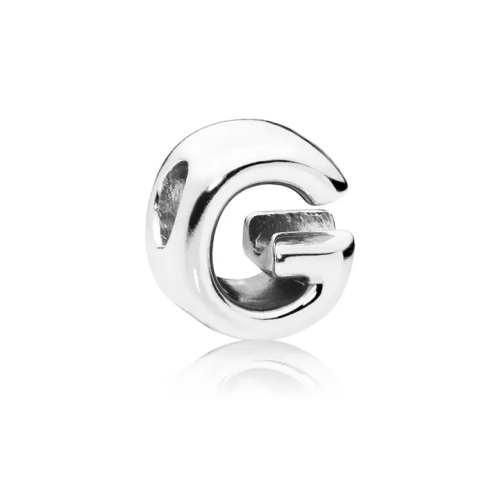 PANDORA Charm 797461 Mujer Plata Letra G - Elegante y Versátil - 1