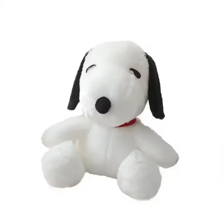 Muñeco De Peluche Grande Kawaii Snoopy Blanco Suave Cojín Muñeco Animal De Dibujos Animados Regalos De Cumpleaños Para Novias Y Niños Decoración - 1