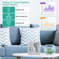 Termómetro Y Higrómetro Digital LCD Con Alarma Y Función De Iluminación Indoor Temporizador Electrónico Para El Hogar - details 1