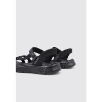 Skechers SLIP-INS: GO WALK FLEX SANDAL Sandalias Planas Mujer Negro - details 2