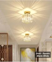 Lámpara De Techo Moderna Y Lujo Con Cristal Para Pasillo Sencillo Entrada Sala De Estar Iluminación Interior Lámpara Colgante Para Balcón - details 1