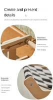 Colchón Para Gato De Hamaca De Soporte Respirable Madera Tipo Colgante Para Lámina De Ventana Y Balcón Cama De Mascota Simple Y Moderna - details 6