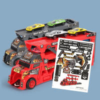Nueva Camióneta De Tres Capas Plegable Para Niños Con Carril De EJECTION Y Catapult Truck Juguete Educativo Para Regalo De Navidad - details 1