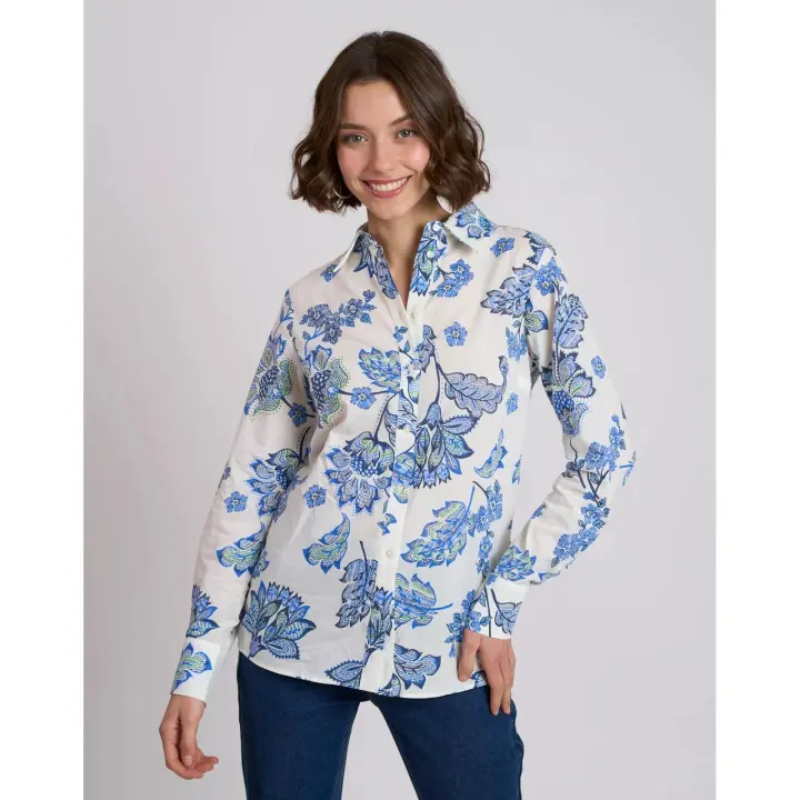 NAF NAF - Camisa floral Color Crudo de NAF NAF - 1